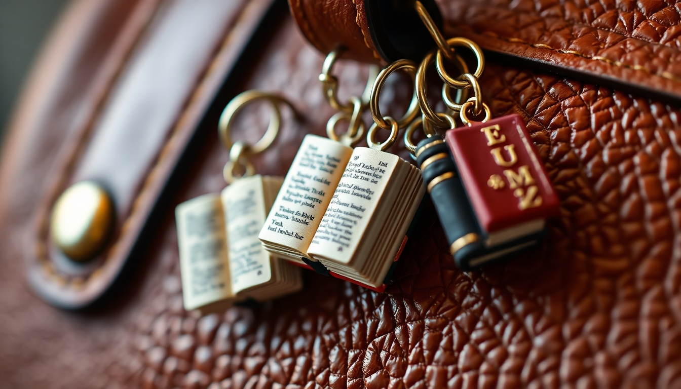 ブックチャームの魅力：物語を纏う新たなアクセサリー